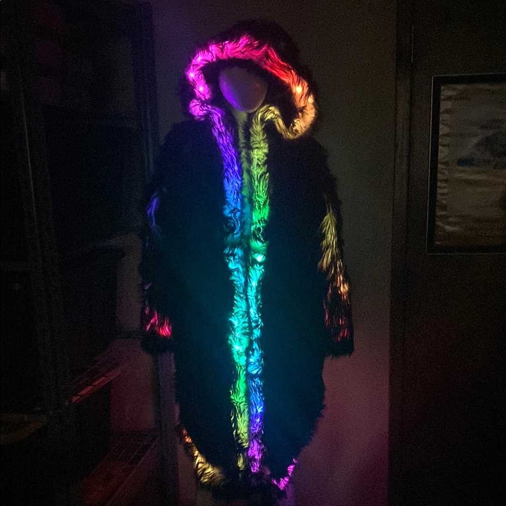 Furrocious Furr Light Up Festival Coat